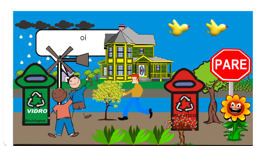 o  passeio no parque