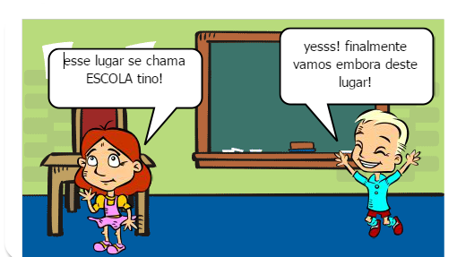 essa primeira histórinha em quadrinhos, mostra o amor de vó. suas preocupações e como tino lida com isso.