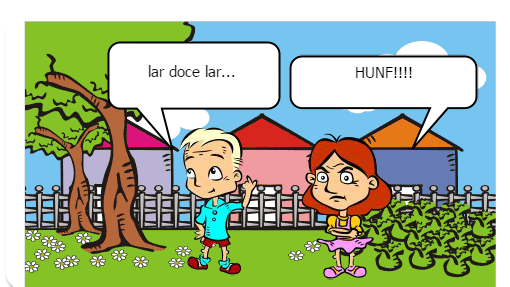 essa primeira histórinha em quadrinhos, mostra o amor de vó. suas preocupações e como tino lida com isso.