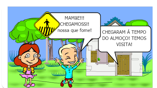 essa primeira histórinha em quadrinhos, mostra o amor de vó. suas preocupações e como tino lida com isso.