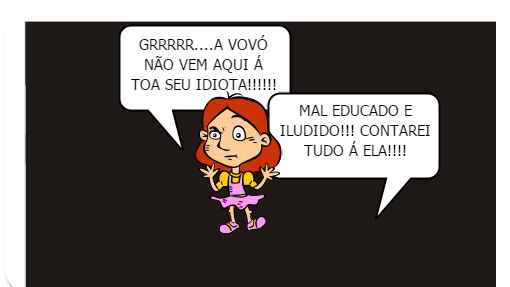 essa primeira histórinha em quadrinhos, mostra o amor de vó. suas preocupações e como tino lida com isso.