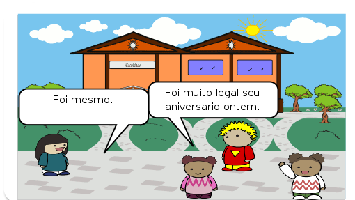 O  aniversario da Nanda