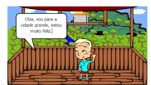 JOÃO É UM JOVEM QUE CRESCEU NO INTERIOR DA CIDADE E POR ISSO NUNCA TEVE MUITO CONTATO COM A MÍDIA E POR ISSO, AO SE DEPARAR COM O EXCESSO DE MÍDIA NA CIDADE GRANDE, ACABA SE ENTREGANDO A TUDO AQUILO QUE ELE VÊ NA MÍDIA E SE AGRADA.