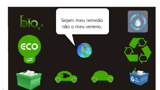 A terra precisa da sua ajuda 