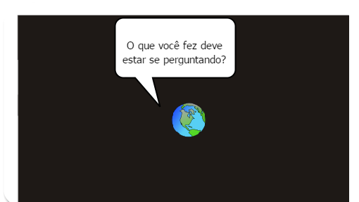 A terra precisa da sua ajuda 