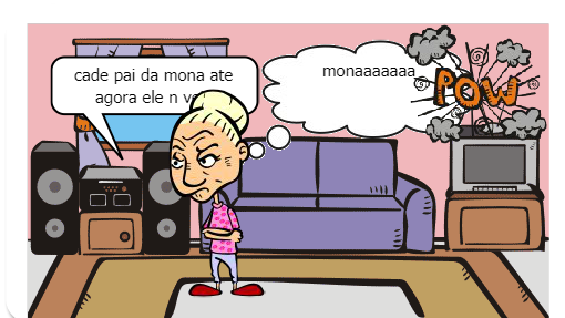 o pai que batia na mae