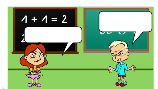 Conta uma história rápida sobre uma conversa de adolecentes na escola