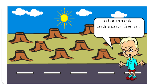 Era uma vez,menino chamado Juninho, ele gostava muito da natureza e vivia grandes aventuras,mas um dia ele notou que homem estava acabando com a natureza.
Tinha esgoto da industria que era jogado direto no rio sem tratamento sem preocupação.Carro antigos poluindo com a sua fumaça ,desmatamento sem controle sem amor!Vamos começar a ler historia de Juninho!