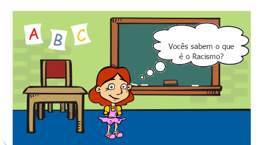 Relato de uma situação de racismo.