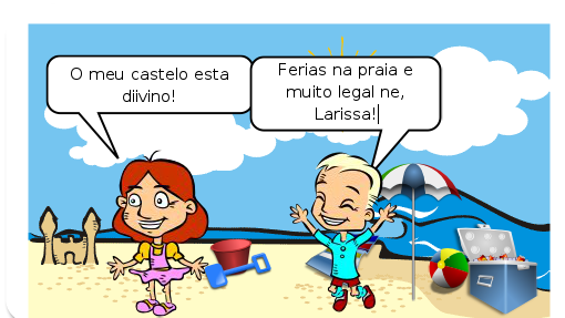 as ferias na praia