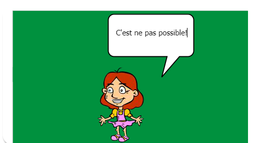 En français.