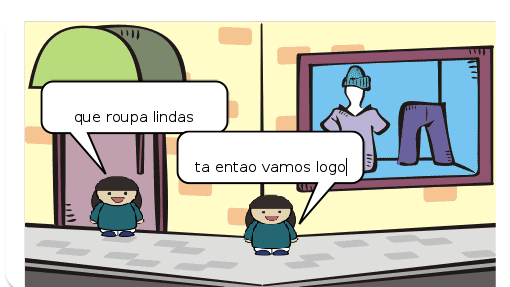 o nosso primeiro dia de escola
