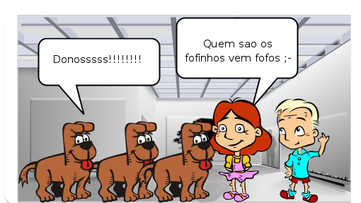 os cachorrinhos achao suas casas fim.