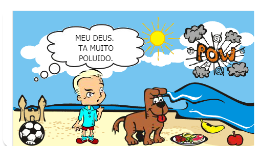 Juliany e Yasmim produzindo sobre preservação da água
