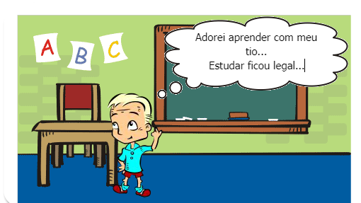 Historinha de um menino que sonhava grande!