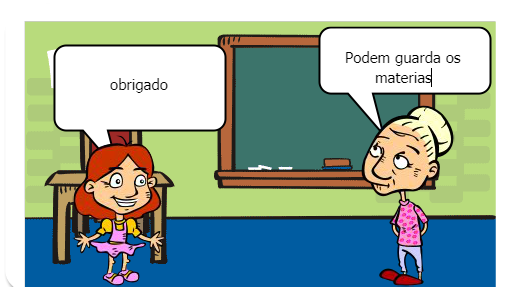 AS crianças guardaram os matérias e começaram a praticar o que tinham aprendidam. 