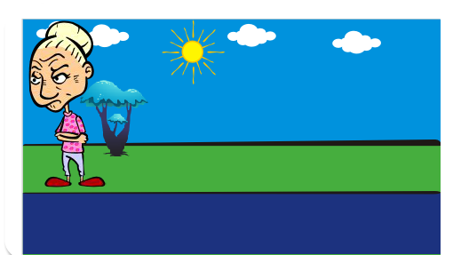 A minha historia fala sobre uma bruxa que foi passar as férias na praia e não parava de dar autógrafo 