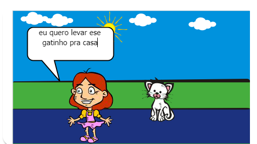 Aminha    estoria avia uma menina  ela costa muito de bricar