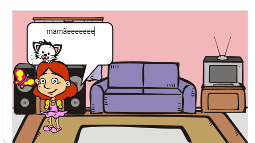 Aminha    estoria avia uma menina  ela costa muito de bricar