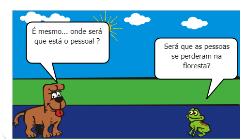 Ficaram muito curiosos e se aproximaram.