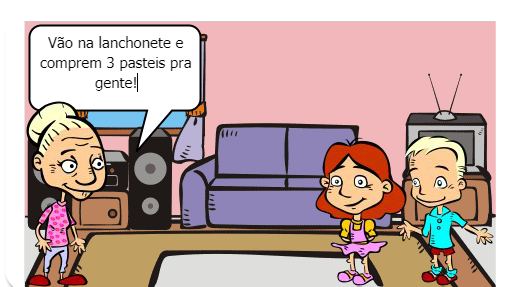comprando pastel