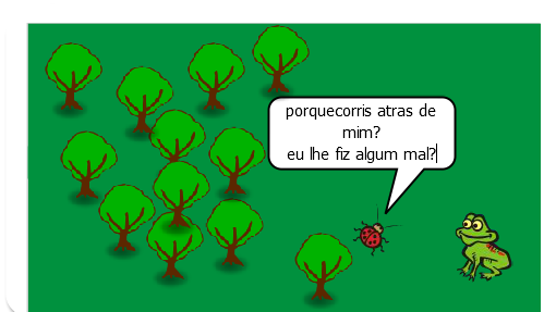 em um belo dia um louva deus deu de cara