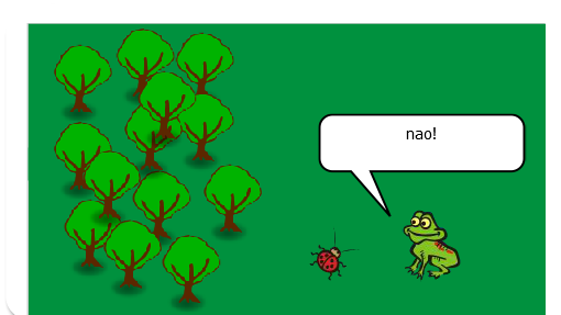 em um belo dia um louva deus deu de cara