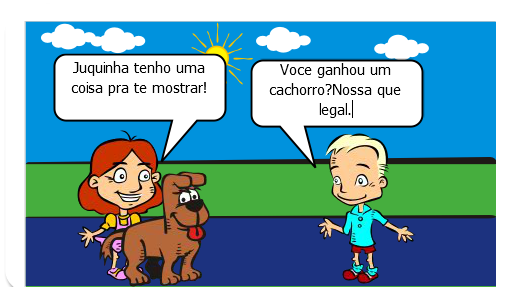 quero um gibi de uma conversa] entre duas formigas que seja engraçado
