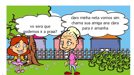 era um belo dia de sol e Julia extava querendo ir para a  praia e disse pra sua mãe: