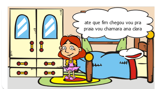 era um belo dia de sol e Julia extava querendo ir para a  praia e disse pra sua mãe: