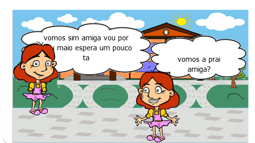 era um belo dia de sol e Julia extava querendo ir para a  praia e disse pra sua mãe: