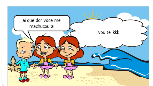 era um belo dia de sol e Julia extava querendo ir para a  praia e disse pra sua mãe: