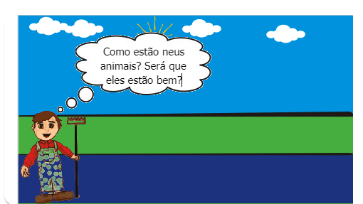 Gabriel era um fazendeiro que se  preocupava com os animais .   