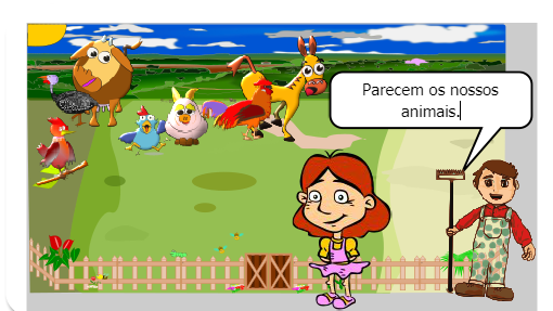 Eles andaram muito que acharam os aminais escondidos numa fazenda que era abandonada.