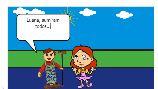 O Gabriel foi ver a cerca.