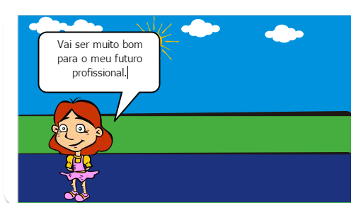 Atividade na aula de internet no curso de informática