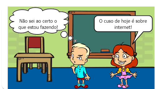 Aula sobre Internet<br />
