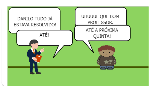 Quinta-feira é sempre dia de festa para Danilo, pois é o dia da sua matéria favorita!
Quer saber qual é?
Embarque na aventura de Danilo e seus amigos!