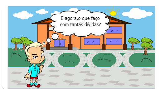 Um homem financeiramente arruinado,acha uma carteira na rua e fica na dúvida se permanece com o dinheiro ou devolve ao dono.