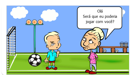 A história consiste em apresentar as virtudes que todos tem que ter na hora de um jogo