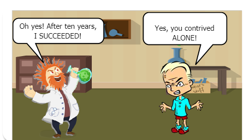 Um cientista louco cria uma maquina do tempo e seu ajudante de laboratorio fica preso nela... O que vai acontecer?