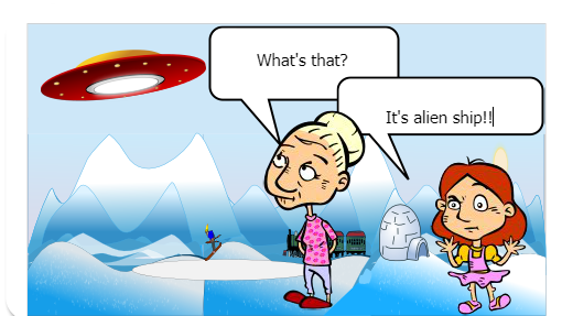 Aliens at the north polo