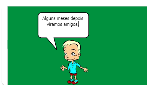 Um homem solidário ajuda uma menina necessitada.