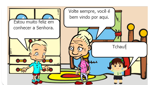 Um homem solidário ajuda uma menina necessitada.