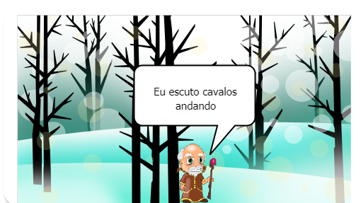 Cavaleiro com compaixão nos olhos