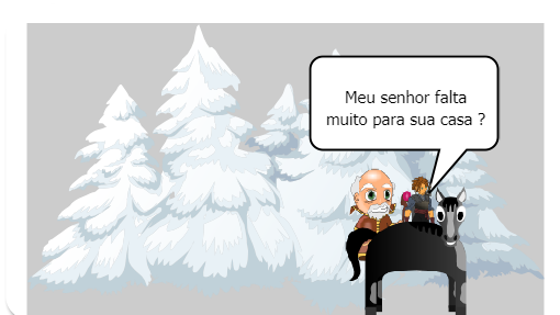 Cavaleiro com compaixão nos olhos