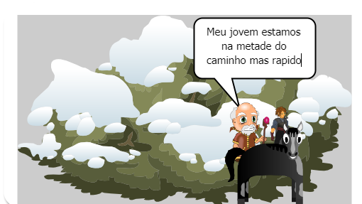 Cavaleiro com compaixão nos olhos