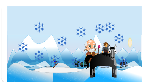 Cavaleiro com compaixão nos olhos