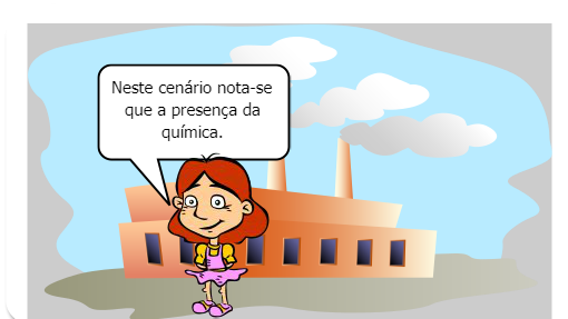 Neste gibi ilustrará a química inserida no nosso cotidiano.