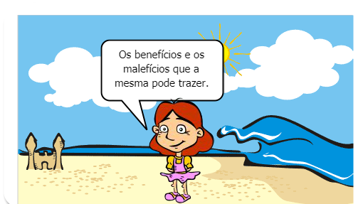 Neste gibi ilustrará a química inserida no nosso cotidiano.